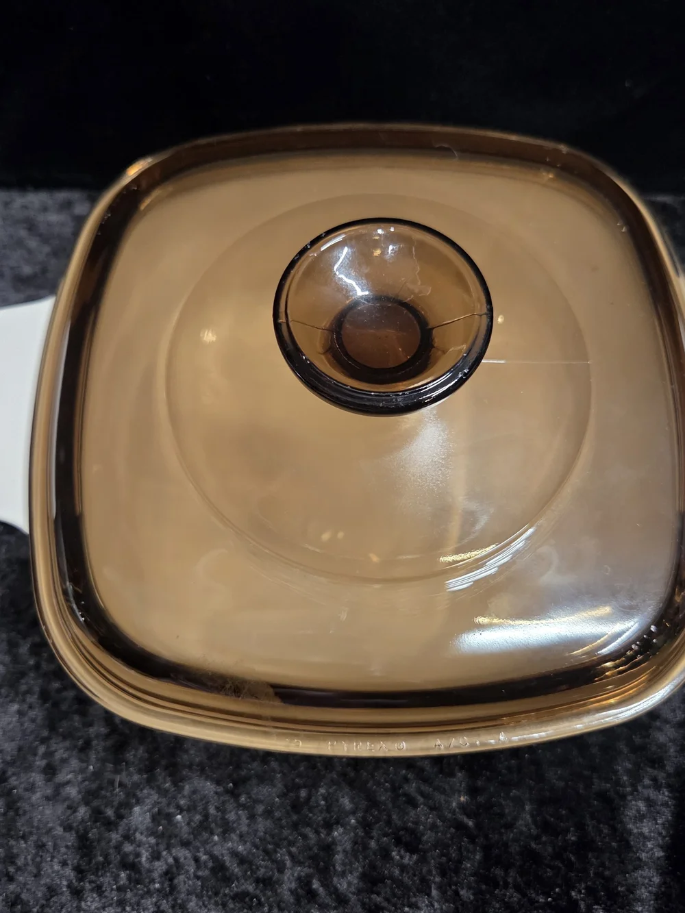 Corningware amber glass